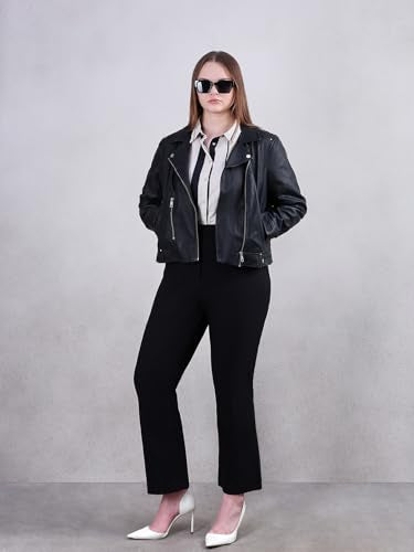 VEROMODA Curve Women's Wide Leg Pants Jet Black