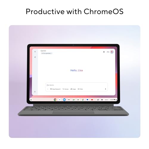 ASUS Chromebook CM32 Detachable (2026),Smartchoice,MediaTek Kompanio 540 Processor,4GB RAM,64GB SSD,Touchscreen,12.1"(30.7 cm),Chrome OS,Cloud Titanium,0.64 Kg,CM3206DM4A-TR0118,Thin & Light Laptop