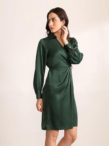 Kazo Paradise Mini Dress (Green L)