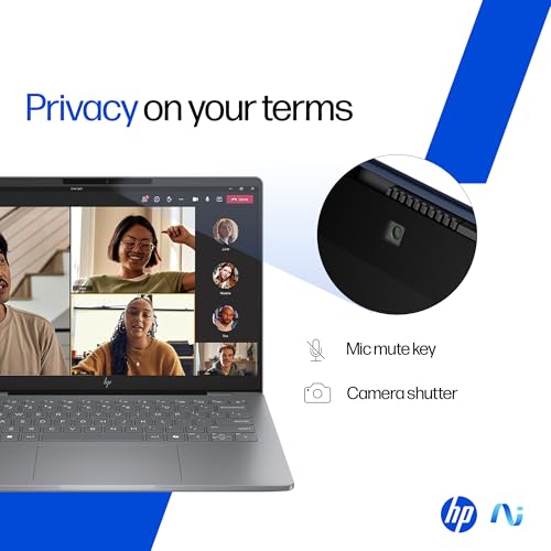 HP OmniBook 7 OLED (Previously Pavilion Plus) Intel Core Ultra 5 255H (16GB LPDDR5,1TB SSD) 3K, 0.2 ms, 14''/35.6cm, Win11, M365, Office24, Meteor Silver,1.5kg, fr0789TU, 5MP Camera, Backlit AI Laptop