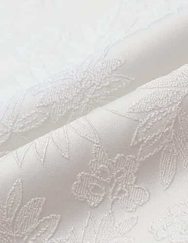 U.S. POLO ASSN. Polo Collar Jacquard Shift Dress (UWAW24DRS143_White_L)