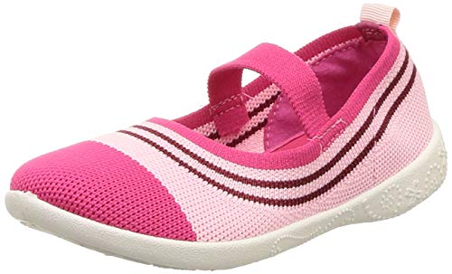 Bubblegummers Girl's Knit Bow Ballerina Pink Sneakers-13 Kids UK (33 EU) (3115267)