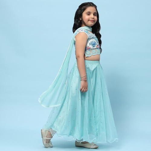 BIBA Girls PRINTED STRAIGHT KID(KWSUMMER ZEST5826_WHITE_11)