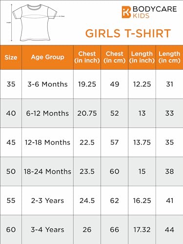 BODYCARE Girls Polo Neck Half Sleeves Solid Tshirt - Dark Navy