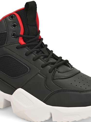 OFF LIMITS Transformer Black Glaze Boot Sneaker, Casual Shoe for Men, 7 UK