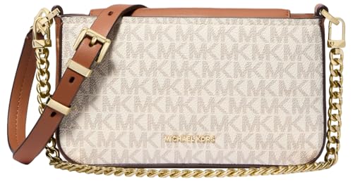 Michael Kors Bryant Small Convertible Crossbody Bag, VANILLA/ACRN, One Size, SM CONV XBODY POUCHETTE