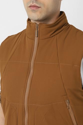 Van Heusen Men's A-Line Coat (VFJKAGLFT55105_Brown