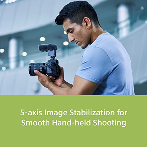 Sony Alpha ILCE-7M4 Full-Frame Hybrid Camera 33MP Interchangeable-Lens Mirrorless Camera Body (4K 60P Video Recording, Real-Time Eye AF for Humans, Birds, Animals) - Digital_Zoom, Black,