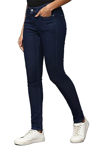 Allen Solly Women Navy Slim Fit Dark Wash Jeans