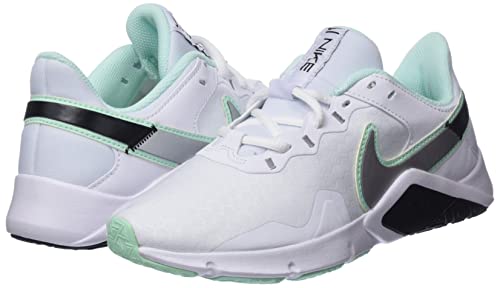 Nike W Legend Essential 2-CQ9545-102-6-WHITE/METALLIC Silver-Mint Foam-Black