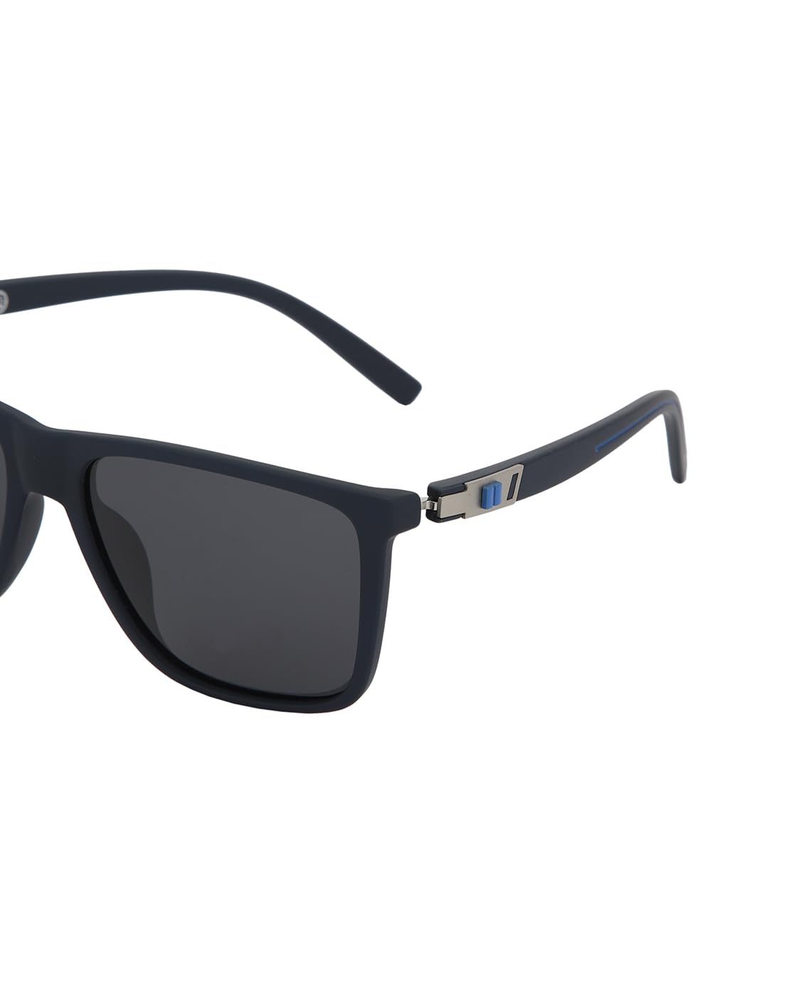 Carlton London Blue Toned with Blue Polarised Lens Rectangle Sunglass for men