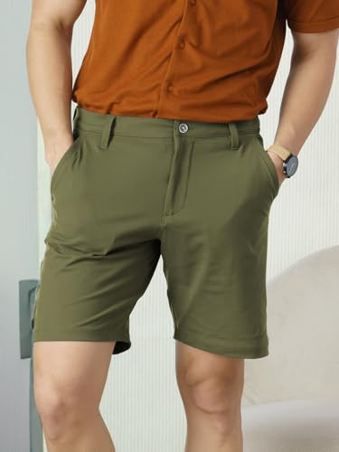 DAMENSCH Men's Chino Shorts (Dam-FSHT-MGY-XL_Grey_XL)