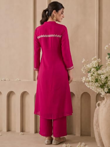 Varanga Fuchsia Bloom Women's kurta s Set