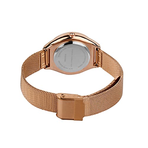 French Connection Analog Rose Gold Dial Women's Watch-FC22RGM