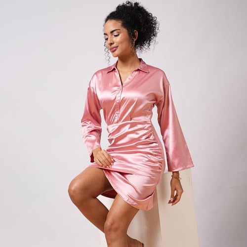 Globus Women Dress (GS567326_Pink_XL)