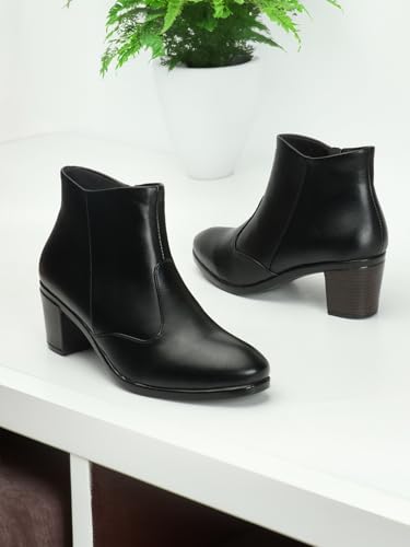 Elle Women boots, Colour-Black, Size-UK 4