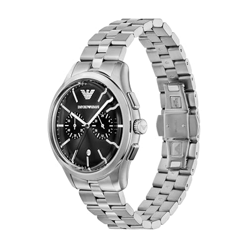Emporio Armani Silver Quartz Stainless Steel Watch AR11691