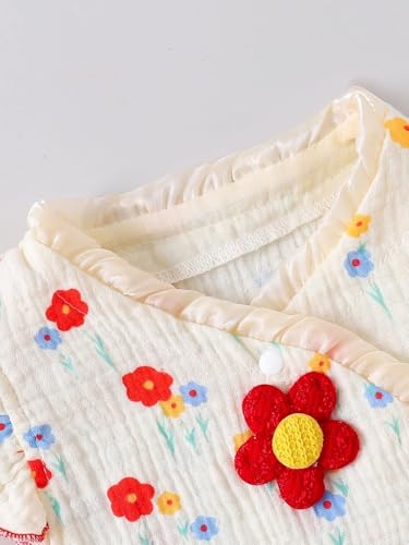 Hopscotch Floral Onesie with Headband (12-18 Months)