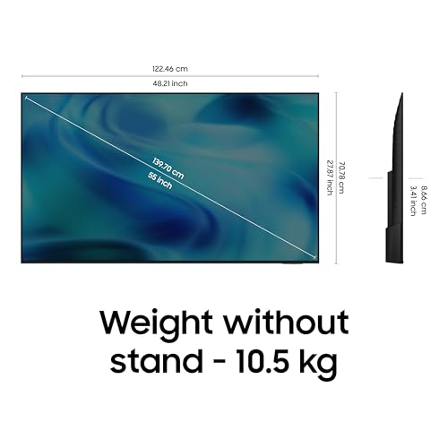 Samsung 55 inch (138cm) Crystal UHD 4K Vision AI 2026 Smart TV | 30W Speakers | 4K Upscaling | HDR10+ | 150+ Channels | 7 Years OS Upgrade | UA55UE85AHULXL