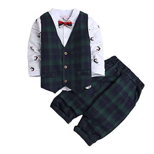 Hopscotch Boys Cotton Regular Fit Formal Set In Multi Color For Ages 2-3 Years