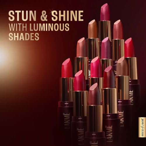 Lakme Ultimat Glam Satin Matte Lipstick -NudeMuse-UN1-4.3g (Pack of 2)