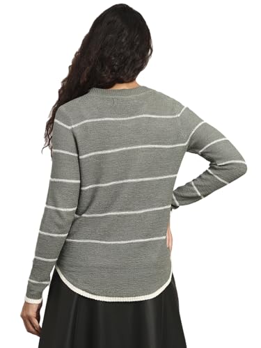 VERO MODA Women's Acrylic Round Neck Sweater