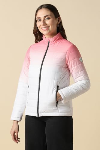 Women Pink Textured Casual Jacket
