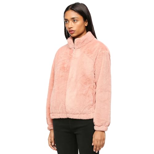Pepe Jeans Women's A-Line Coat (PL402355_Powder Pink