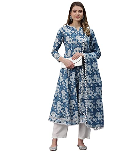 Divena Light Pink Kurta Palazzo Set with Net Dupatta