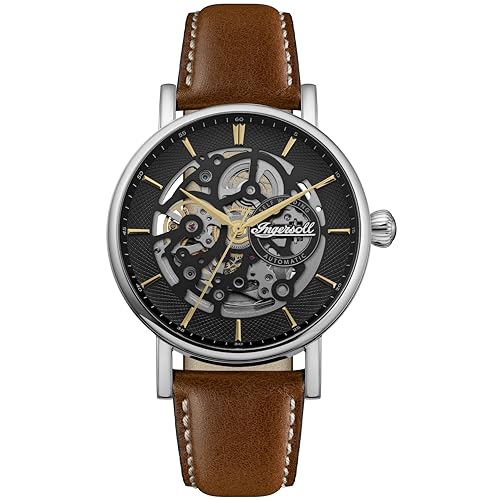 Ingersoll The Prince Automatic Black Skeleton Dial Analog Watch - for Men I18501