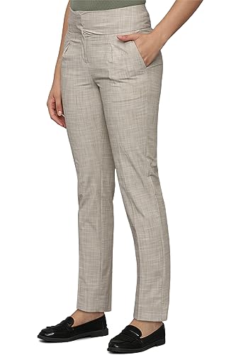 Allen Solly Women's Regular Pants (AHTPWRGFW26196_Beige