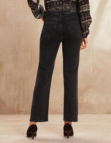 U.S. POLO ASSN. High Rise Straight Fit Jeans (UWAW25JEN383_Grey_32)