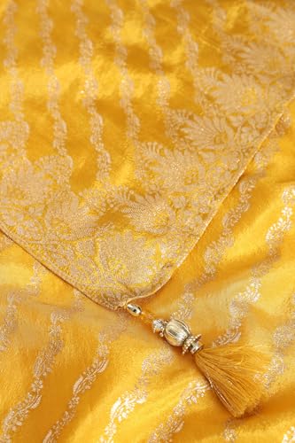 Soch Women's Viscose Lehenga Choli (OWS5CD21806_Yellow_M)