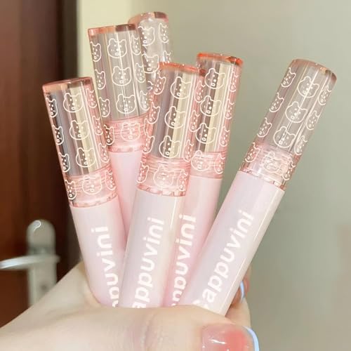 CAPPUVINI Bubble Mirror Water Lip Gloss | Moisturizing Lip Tint & Balm | Glossy Finish with Non-Sticky & Long-Lasting | Light Pink, Red, Brown Nude lipsticks for women | All Soft & Bold Shades | long stay lipstick waterproof (05# Sunset Dragonfly, 3g)