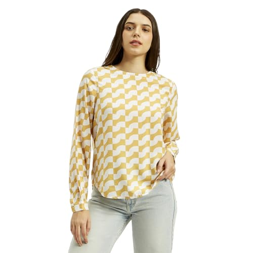 Levi's Women's Geometric Classic Fit Blouse (A9203-0005