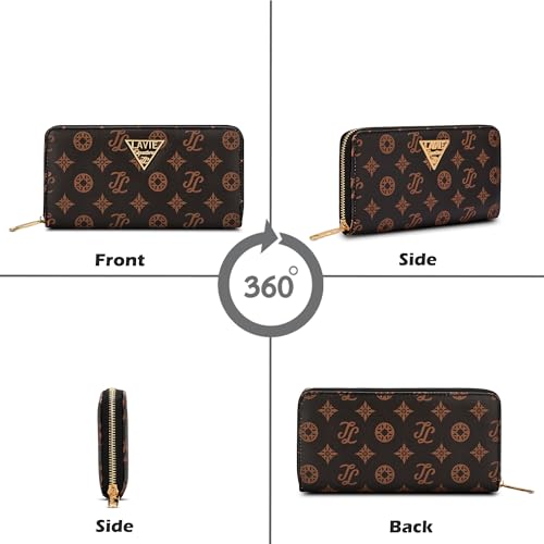 Lavie Signature Women's Mono Berlin Zip Wallet |Gift for Women