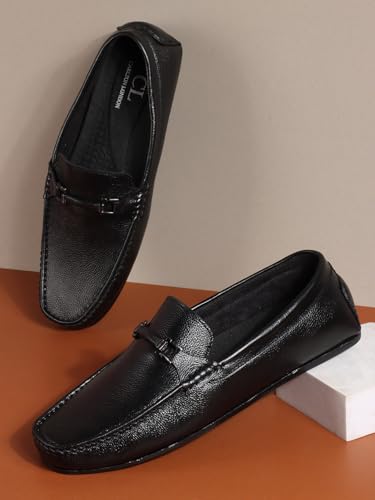 Carlton London Men Shoes,Black,UK-8