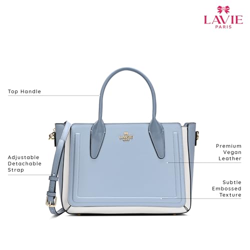 LAVIE PARIS Women's Camelia Medium Satchel Bag | Satchel Handbag for Work | Ladies Purse | Stylish Shoulder Bag | Gift for Women