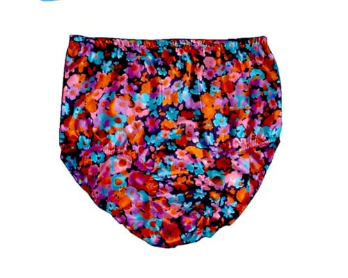 HIBA CREATIONS Baby Girl Swimming Costume Multicolor Floral Bikini with Panty 1-2 Years