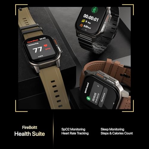 Fire-Boltt Snapp Smart Watch, Selfie Camera, 4G Nano-SIM Slot, 54.1mm AMOLED Display, Play Store- Unlimited apps, 1000mAh Battery, 2GB/4GB RAM + 16GB/64GB ROM (Alpine Olive)