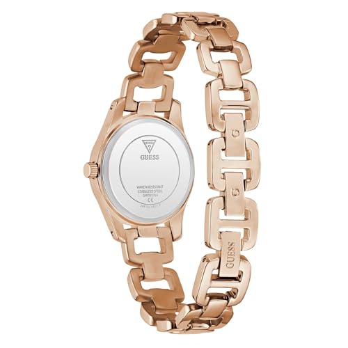 GUESS Rose Gold Round Dial Analog Women's Watch - GW0927L4