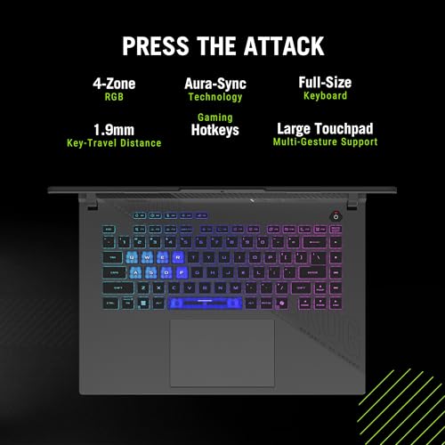 ASUS ROG Strix G16, AMD Ryzen 9 8940HX, Gaming Laptop(RTX 5060-8GB/115W TGP/16GB/1TB /2.5K QHD+/16"/240Hz/90WHrs/Windows 11/M365 Basic (1Year)*/Office Home 2024/Eclipse Gray/2.5 Kg) G614PM-S5046WS