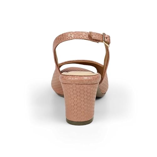 tresmode PEEP Pink Women's Dress Peep-Toe Sandals in Size 7 UK / 40 EU