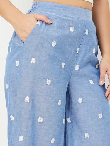 Max Women's Regular Trousers (SEA12_Blue