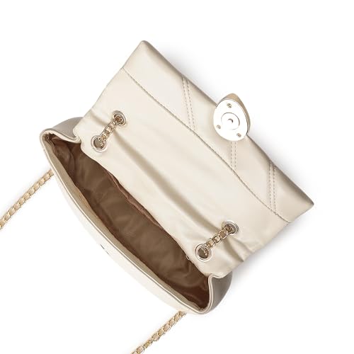Fastrack Casual Sling Bag with Magnetic Closure for Girls, Medium Size with Internal Zipper, Made with High-Quality Faux Leather, Versatile and Durable Design