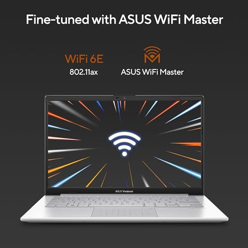 ASUS Vivobook Go 14, AMD Ryzen 5 7520U Processor, 8GB RAM,512GB SSD,AMD Radeon iGPU, 14" FHD, Windows 11,M365 Basic (1Year)*,Office Home 2024, Silver, 1.38 kg, E1404FA-EB2521WS, Thin & Light Laptop