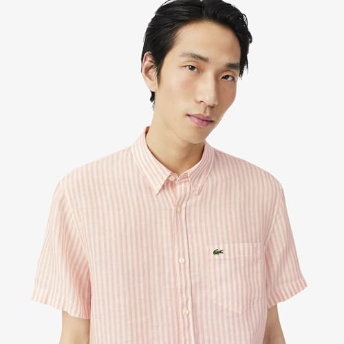 Regular Fit Short Sleeved Linen Shirt