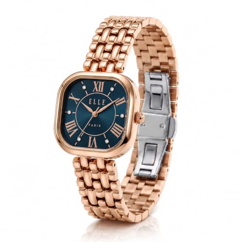 ELLE Women's Watch Cherie Teal Square Dial EL-CH-TEL