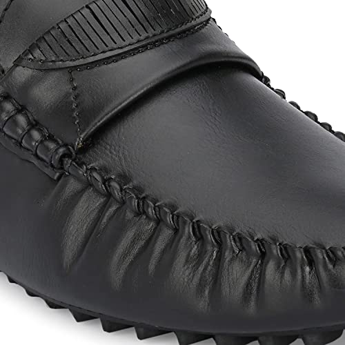 Prolific Men's Formal Drving Loafer Shoes (Size UK 6-13) Black