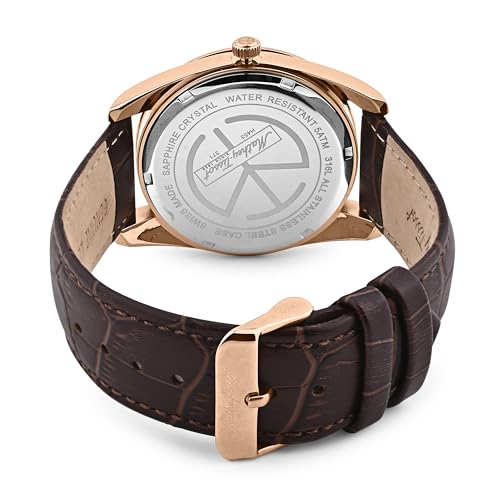 Mathey-Tissot Swiss Made Mathy I Day-Date Quatrz White Dial Analog Watch for Men - H453PLS